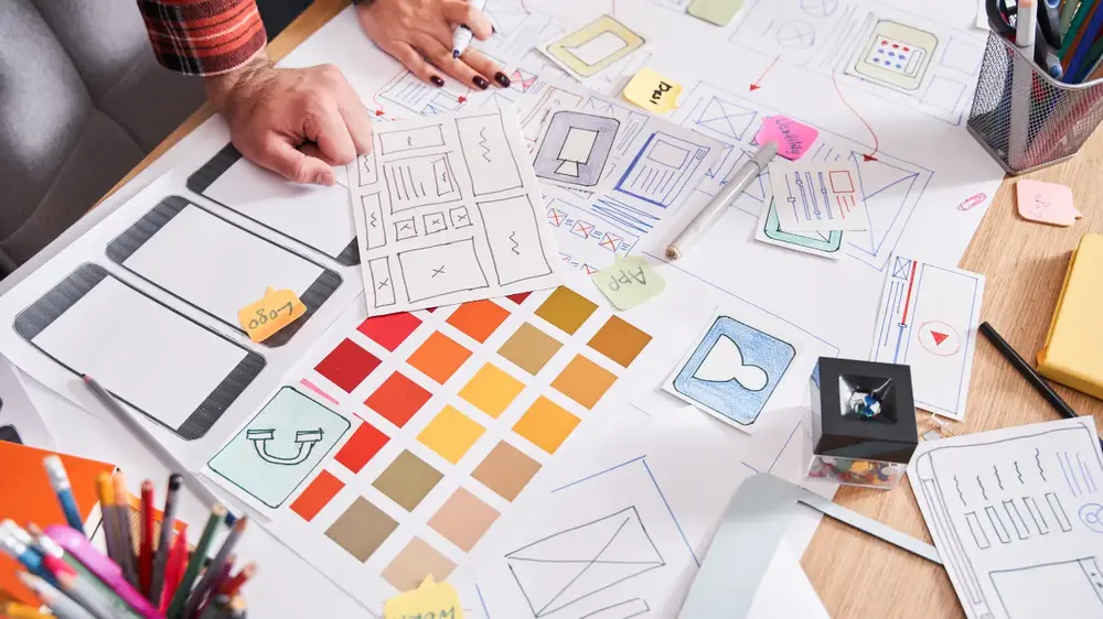 préparation design site web