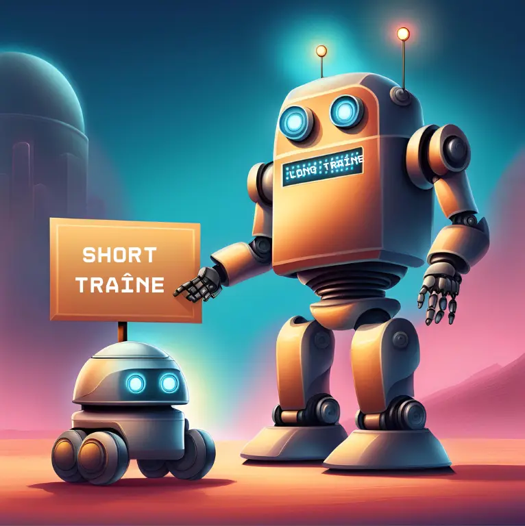 short et longue traine