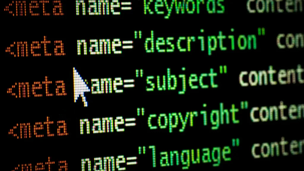 balises Meta structure seo article